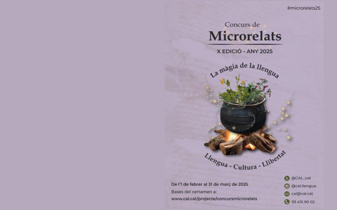 Presentació de la X edició del Concurs de Microrelats