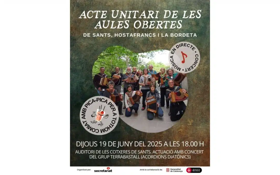 Les aules obertes celebren l’acte unitari